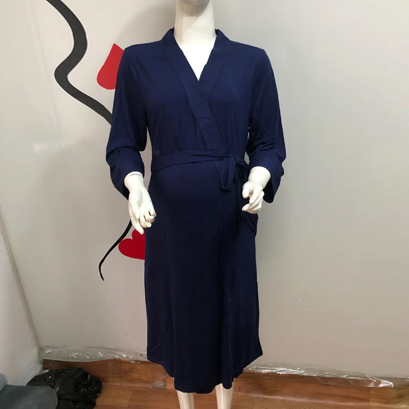 Robe pyjama ALTERTA pour femmes enceintes, vêtements de maison, vêtements de nuit d\'allaitement, vêtements de nuit