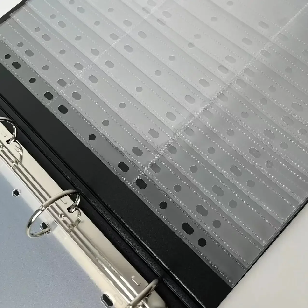 A4 Transparent Album Protector 2/3/4/7 Holes Ring Loose-leaf Binder Small Card Storage 10pcs Album Inside Replacement Protector