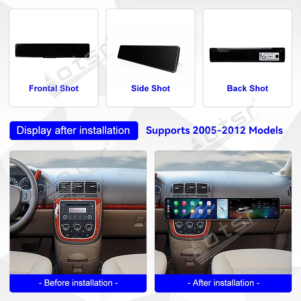 Android 15 Radio For Buick GL8 2005~2012 Car Stereo CarPlay Android Auto GPS Navigation Automotive Multimedia Player Head Unit