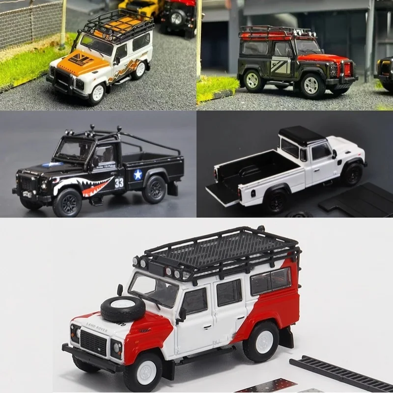 

Литая под давлением модель автомобиля Master 1:64 Defender Convertible Pickup/Van/D90