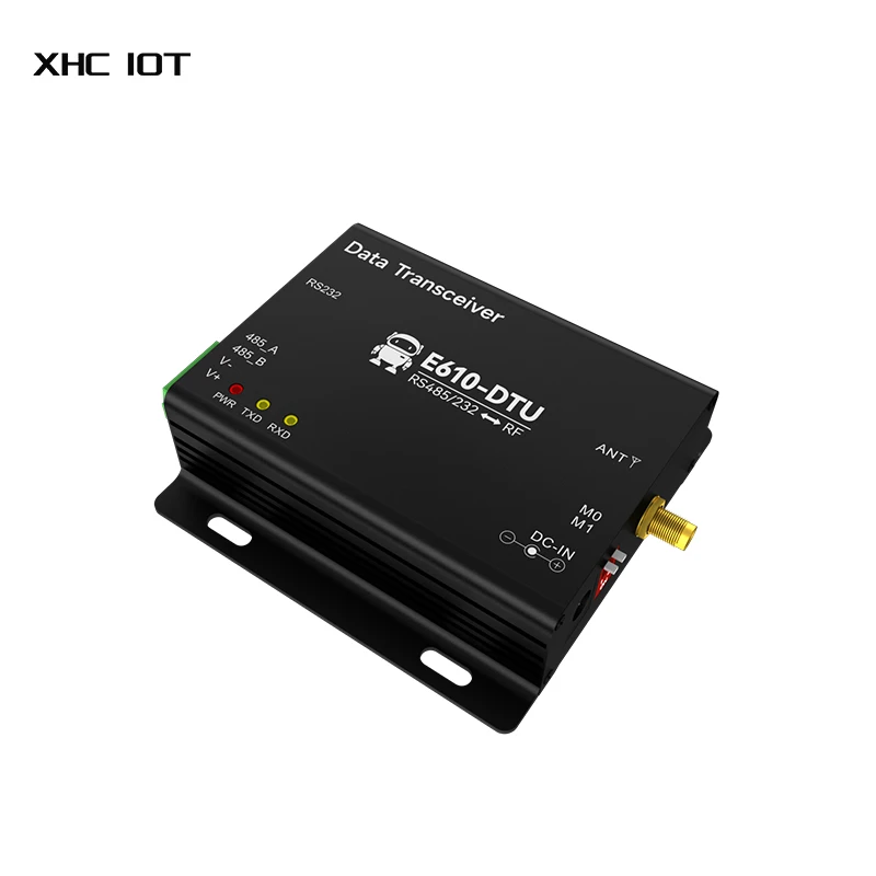 Wireless Digital Radio RS232/RS485 433MHz XHCIOT E610-DTU(433C30) Low Latency 1W RSSI High-Speed Continuous Transmission