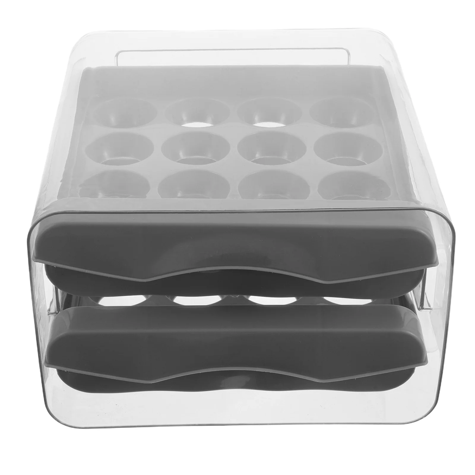

Storage Box 32 Slots Double Layer Transparent Fridge Kitchen ganizer Stackable Egg Tray Container Refrigerator Egg Shelf Storage