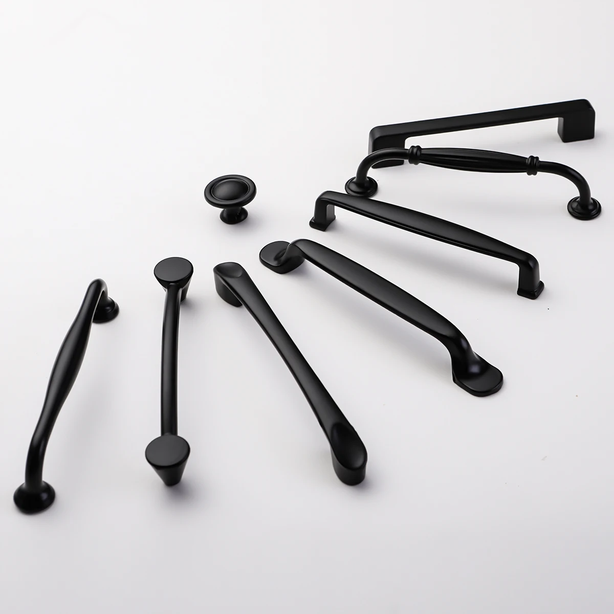 PQB Black Handles for Furniture Cabinet Knobs and Handles Kitchen Handles Drawer Knobs Cabinet Pulls Cupboard Handles Knobs