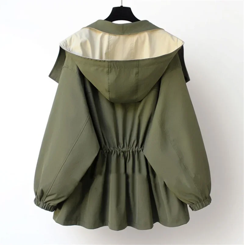 

Spring Autumn Women's Jacket Fashion 2025 New Korean Fashion Casual Windbreaker Female Wild Loose Ladies Outerwear Tops