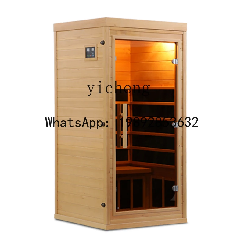 household sauna far infrared steam room spectrum light wave physiotherapy room solid wood health cabin