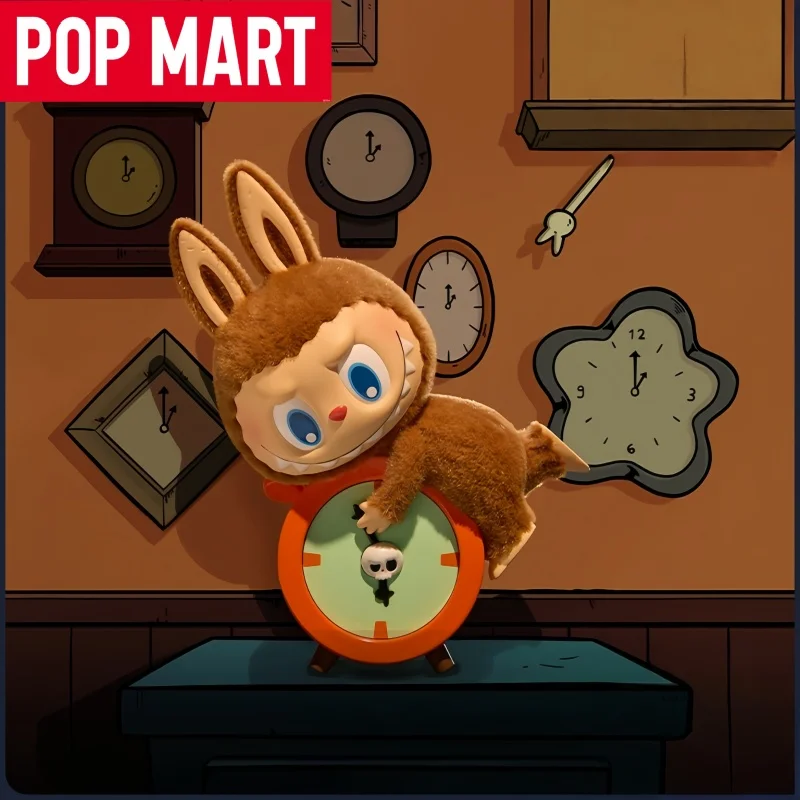 جديد حقيقي البوب مارت الوحوش LABUBU 1am سلسلة صندوق أعمى هدايا عيد الميلاد لطيف العصرية اللعب عيد ميلاد سطح المكتب زخرفة لعبة