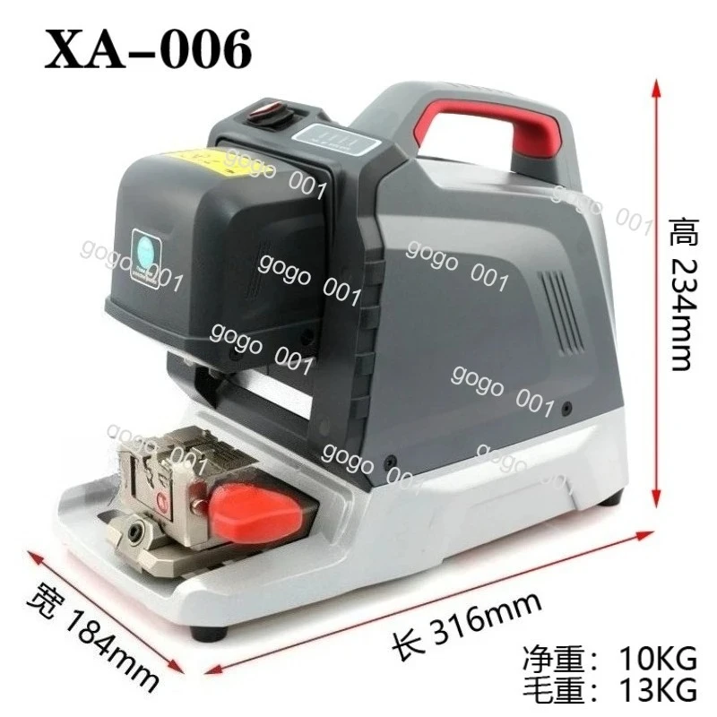 Automatic Key Cutting Machine Model XA-006, Programmable Duplicator for Locksmith Shop, 2024 New Design