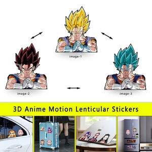 Stiker Gerak anime Vegetto 3D Stiker Anime Dragon Ball Z Stiker Tahan Air untuk Mobil, Laptop, Lemari Es, Dinding, Dll Hadiah Mainan 10 stiker mobil dragon ball penjualan terbaik - №