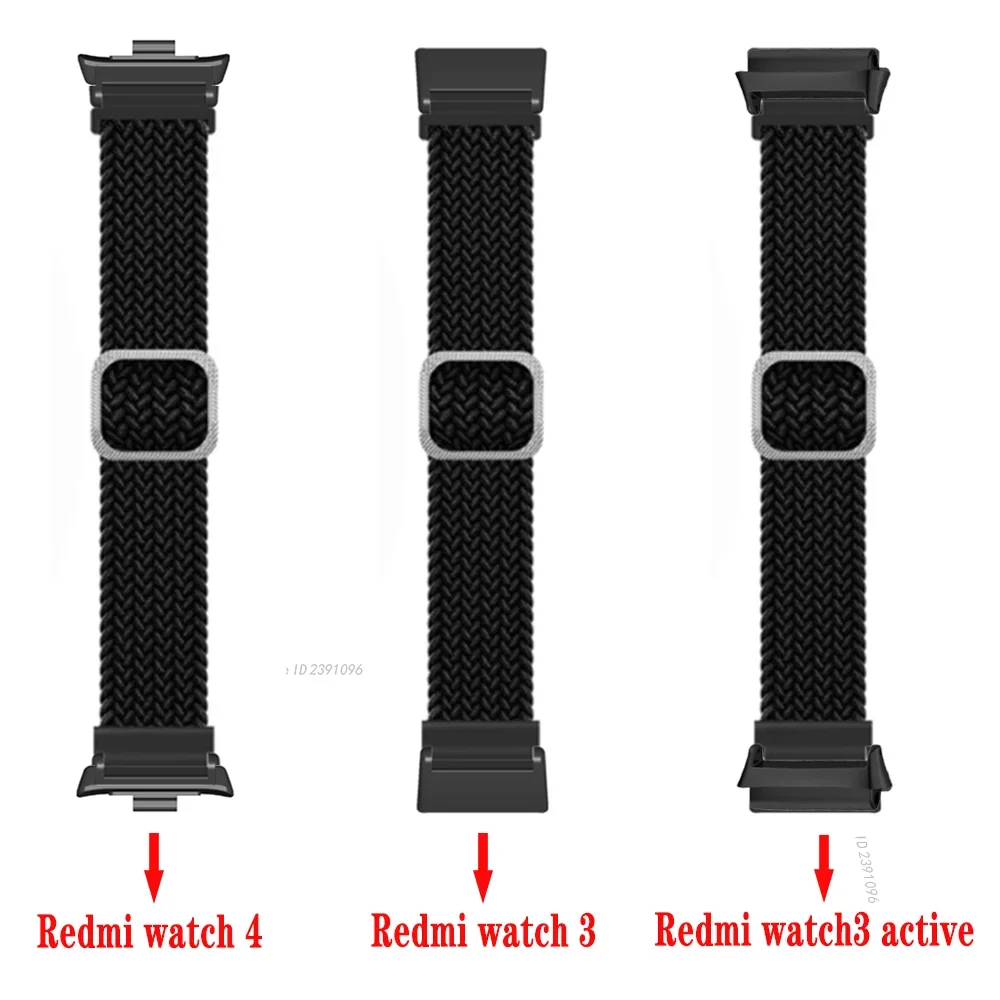 Nylon Loop Band For Redmi Watch 4 3 Bracelet Braided Elastic strap For Xiaomi Redmi Watch 3 active Smartwatch watchbands correa