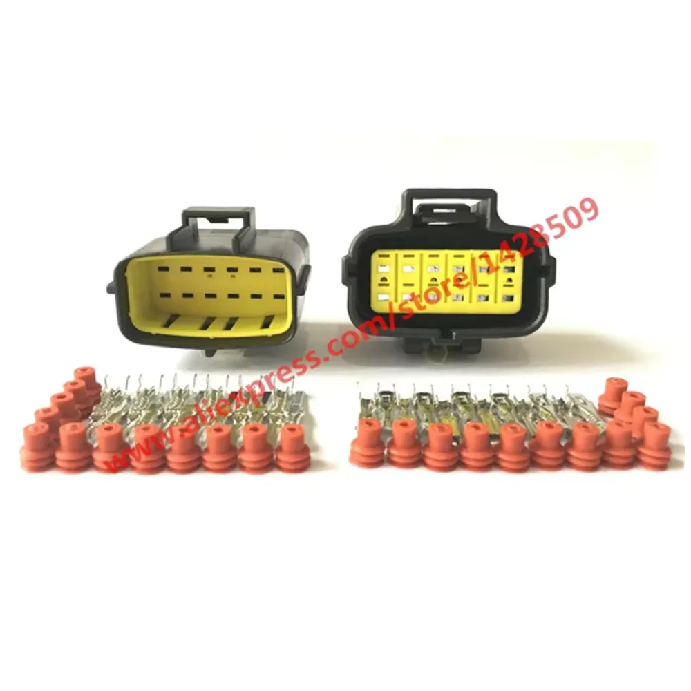 1 Set 12 Pin Female Male Denso 174661-2/184058-1 368537-1 Waterproof Automotive Electrical Gear-shift Sensor Connector Plug