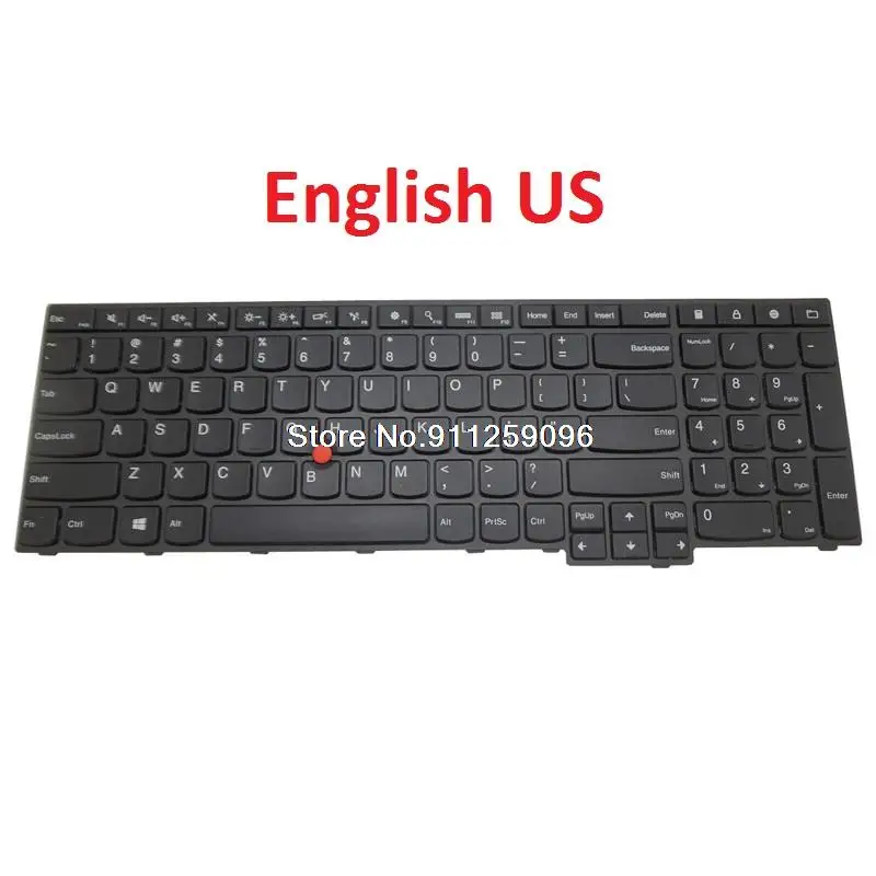 

Laptop Keyboard For Lenovo For Thinkpad E550 E555 E550C English US 9Z.NBKST.001 NSK-Z5ST 01 PK130TS3A00 Black New