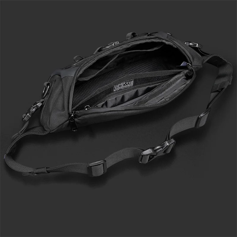 Fashion Men Waist Bag Outdoor Sports Fanny Pack Multifunction Waterproof Male Chest Bag Mens Crossbody Bags Bum