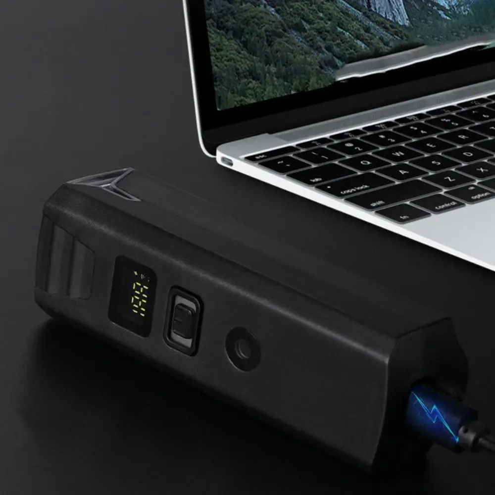 

Велосипедный головной фонарь с зарядкой Type-C, водонепроницаемый динамик большой емкости, звуковой велосипедный фонарь, интеллектуальный датчик освещенности, вид сбоку