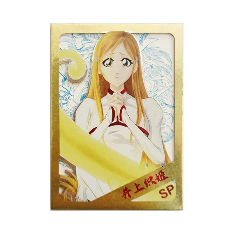 Anime BLEACH Rare GSR SP QR LR Reflections Flash Card Ulquiorra cifer Kuchiki Rukia Toys for boys Collectible Card Birthday Gift