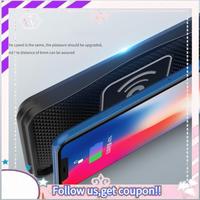 Easy To Use Wireless Car Charger,10W For Qi Fast Charging Non-Slip Shockproof Silicone Pad Mat Phone Holder Mount For Iphone 12