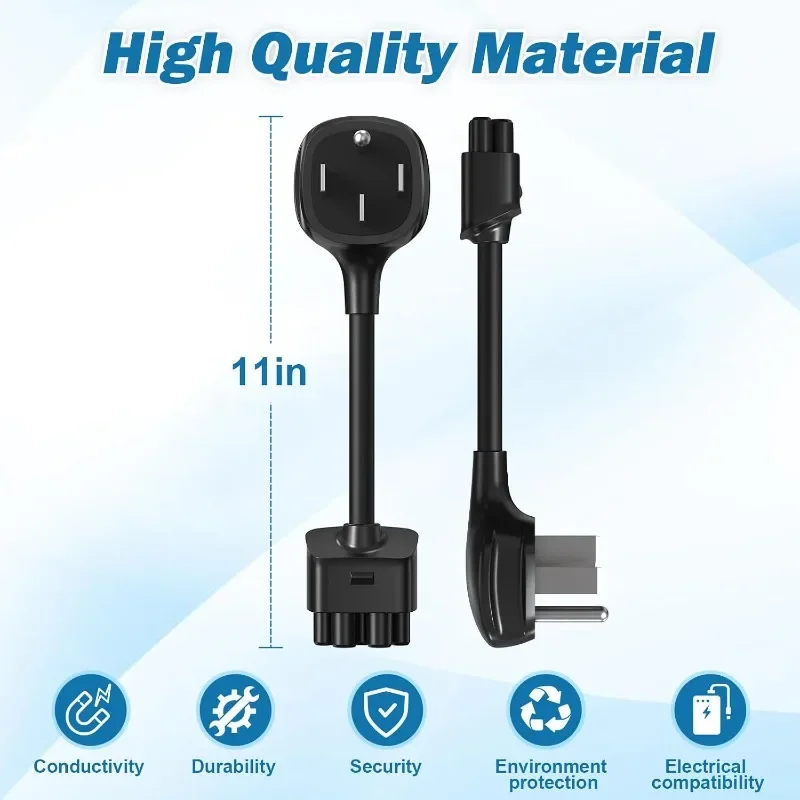 EV Charger Connector Adapter NEMA 14-50 32 Amp 220V-240V Fast Charging for Tesla Gen 2 Mobile Portable Charger for Model 3 Auto