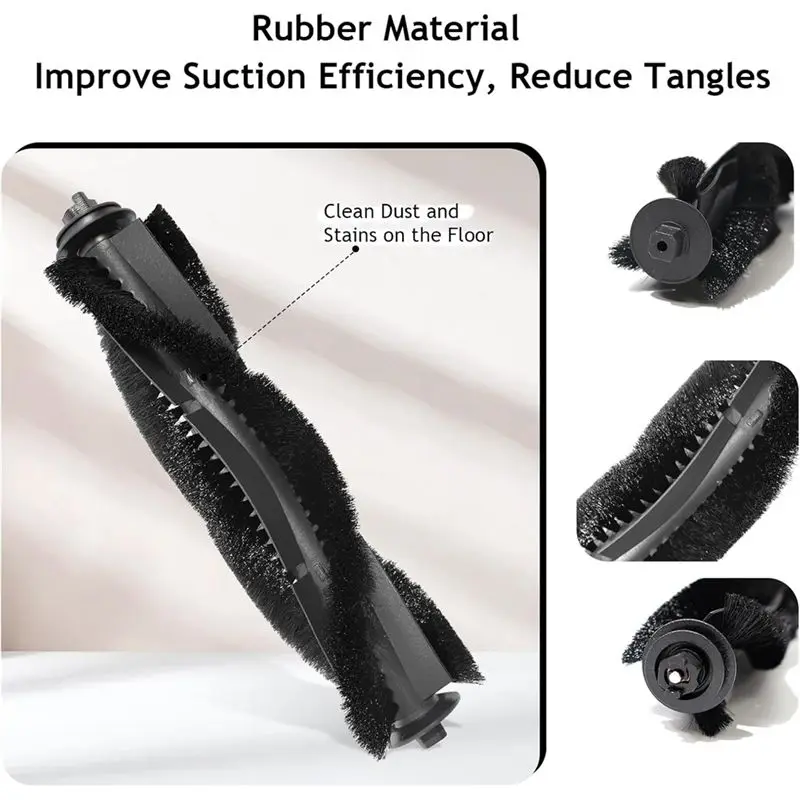 A94E Replacement Vacuum Accessories Set for Tapo RV30 Max Plus RV30 Max RV20 Max Series Roller Brush Filter Mop