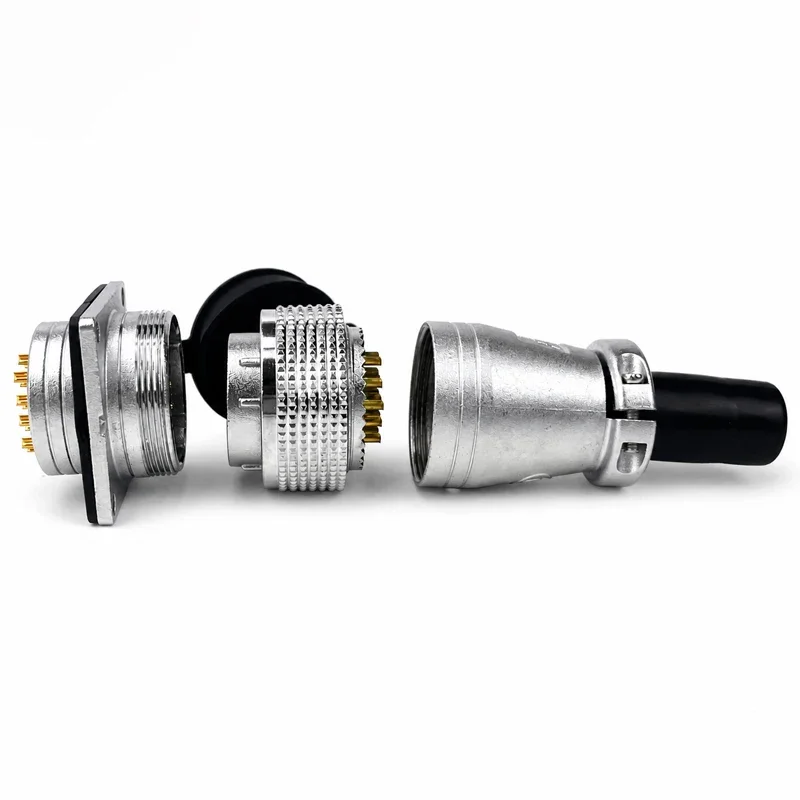 PLS28 Aviation Connector 2/3/4/5/7/8/10/12/14/16/17/19/20/24/26 Pin Male Female Plug Socket 28mm Panel Mount Connector