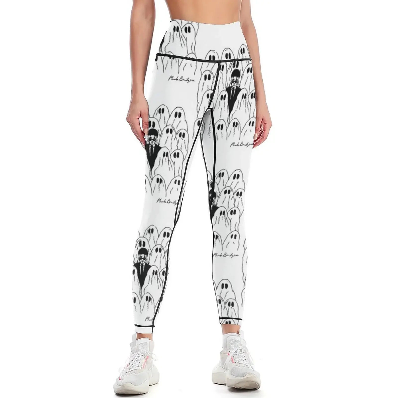 

Phoebe Bridgers Ghost Leggings sports woman gym Women's sportswear sporty woman gym Womens Leggings