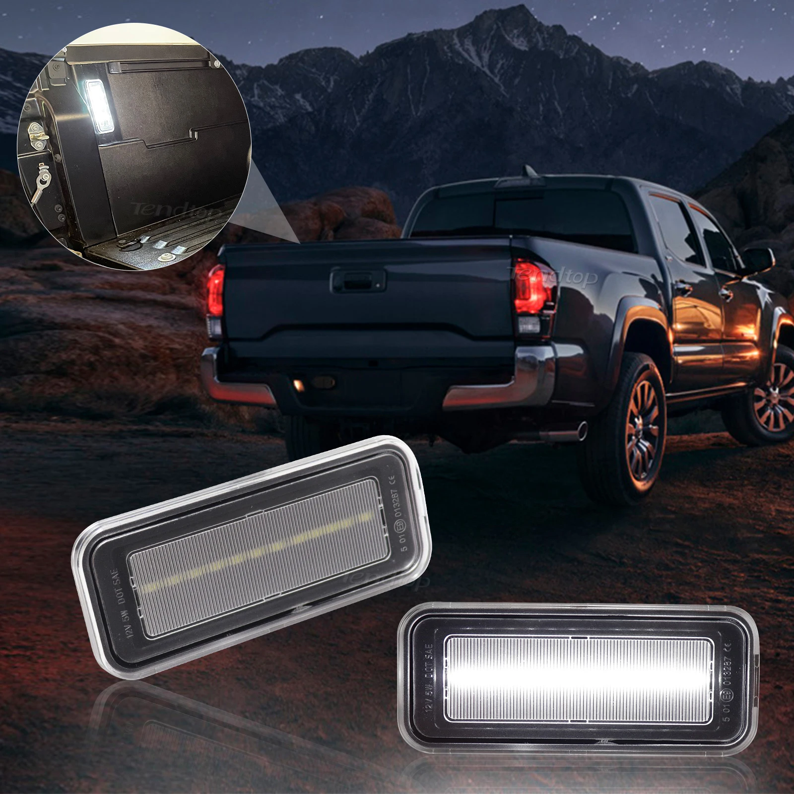 For Toyota Tacoma 2020-2023 LED Truck Bed Lighting Lights Cargo Pickup Bed Light White Truck Interior Lamps Car Accessories