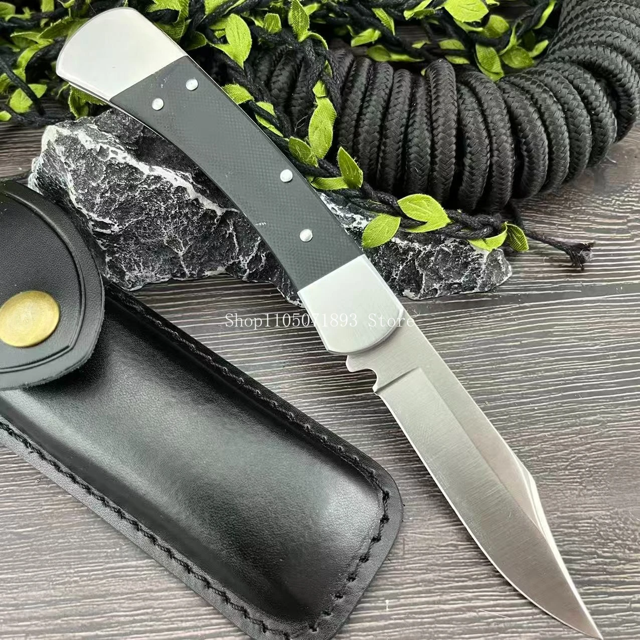 التكتيكية في الهواء الطلق التخييم سكين للفرد متعدد الصيد الدفاع عن النفس القتالية سكين جيب G10 مقبض البرية بقاء EDC سكين #1