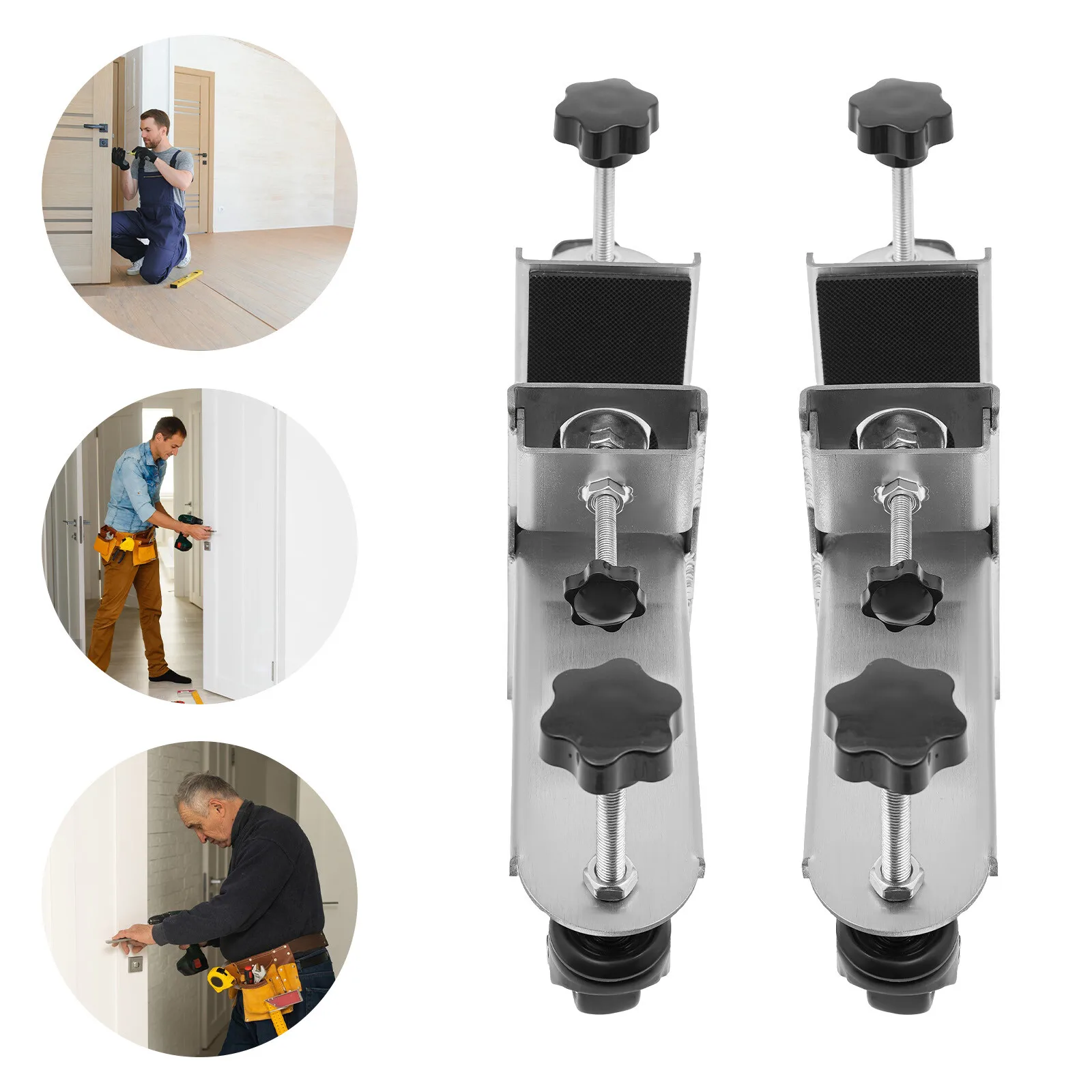 

Heavy-Duty 500lbs Door Install Kit w/4 Fixers - Fits 0.8"-2.4" All Doors | Pro Multi-Tool
