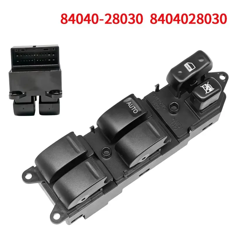 LHD Power Door Window Control Switch 84040-28030 For Toyota Previa 2000-2005 Master Window Glass Lift Button 8404028030
