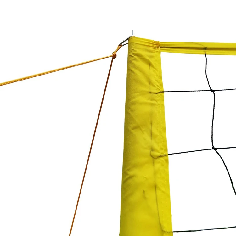 Best Selling Outdoor Portable Metal Pole Volleyball Set Includes Net and Volleyball for Court Equipment