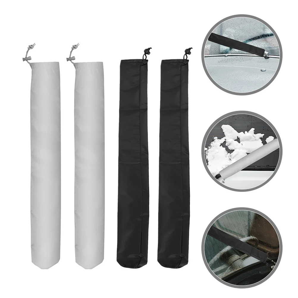 

Car Covers Waterproof Rain Snow Protection Universal Side Wiper Cover Cap Automotive Windshield Sleeves Wiper Covers For