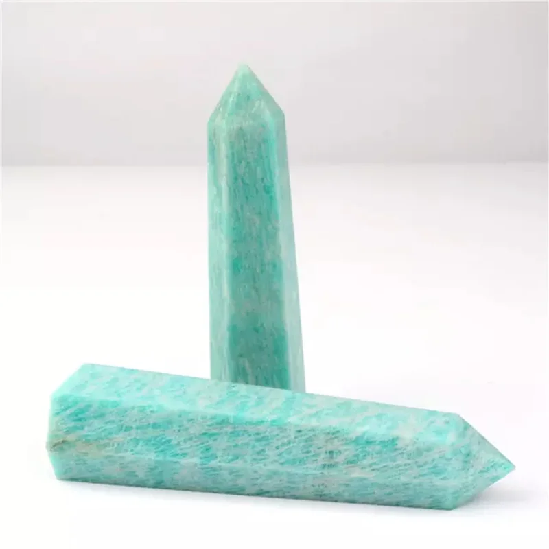 Natural crystals healing stones amazonite wand point for sale