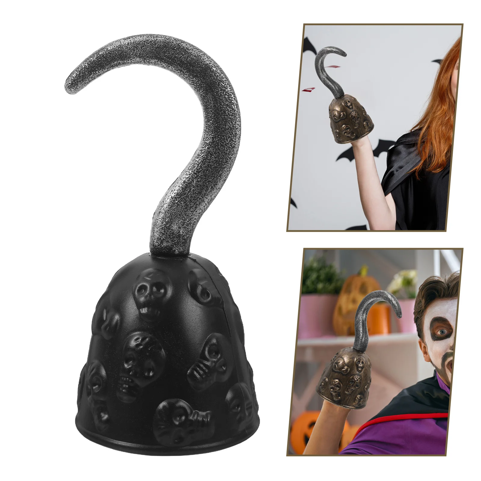 

Plastic Pirate Hook for Halloween Costume Party Cosplay Masquerade Stage Prop Vintage Hand Accessory Home Decor Supply