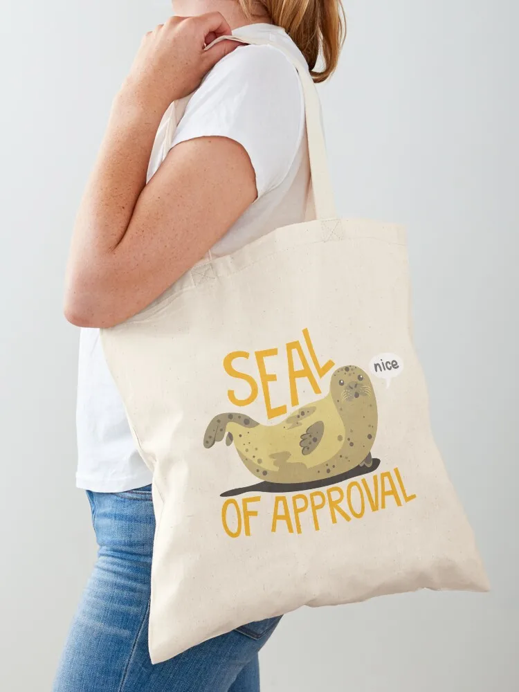 Seal of Approval Tote Bag custom bags the tote bag Canvas Tote Bag