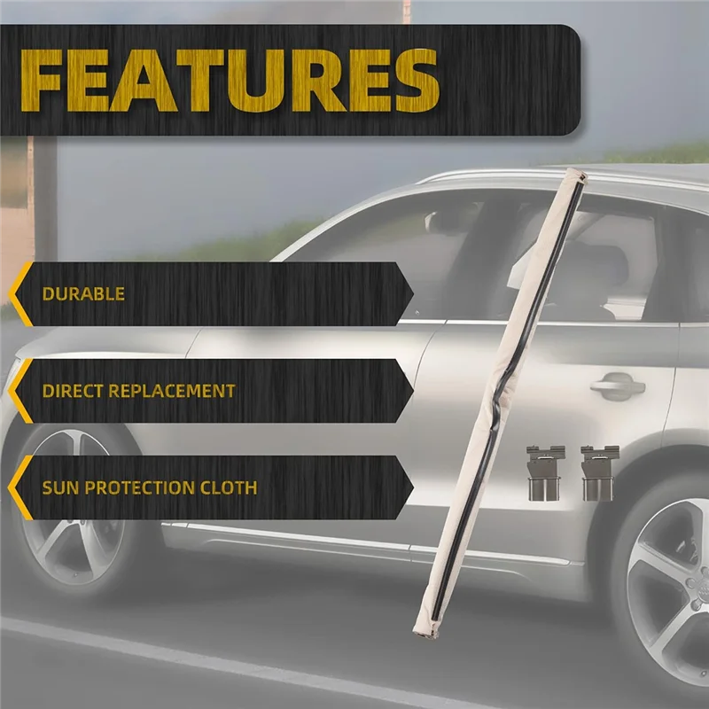 AS96-1K9 877 307B Sunshade Roller Blinds Sunroof Roller Blinds For   Skoda Seat 1K9877307B Replacement Parts Beige