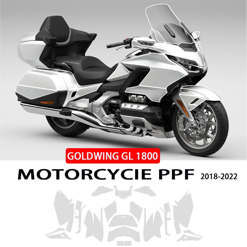 

Для HONDA Goldwing GL 1800 специальная защитная пленка из настоящего ТПУ против царапин 2018-2022 подходит для GL1800 PPF