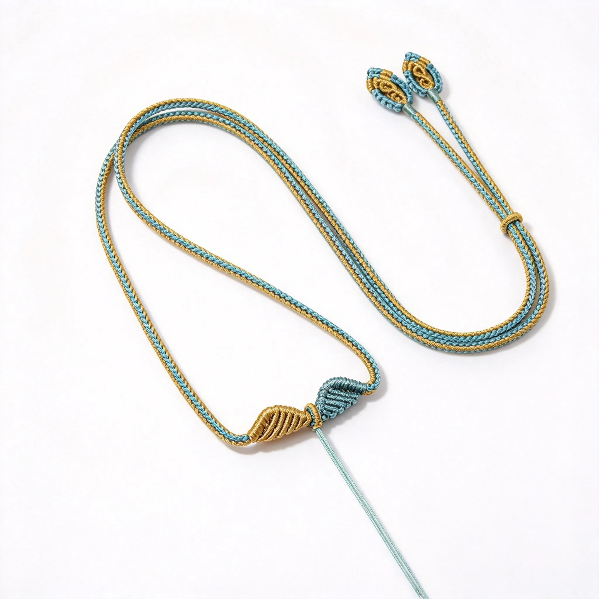 Handmade 3mm Braided Cord, Adjustable Pendant Necklace Lanyard with Angel Wings Charm for Jewelry Men Women