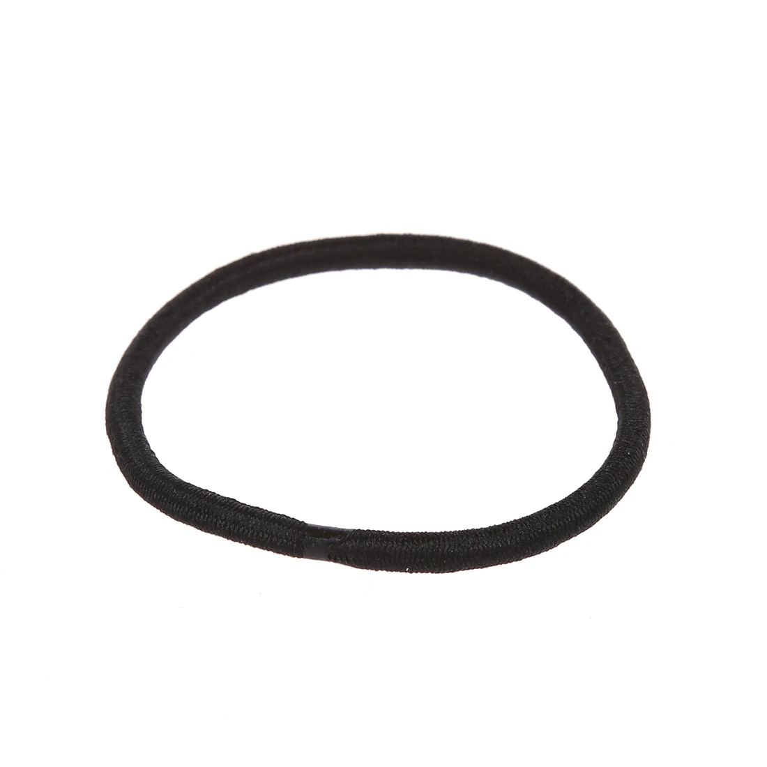 AD-80 шт. Черная эластичная резиновая лента для волос с держателями для хвоста для женщин