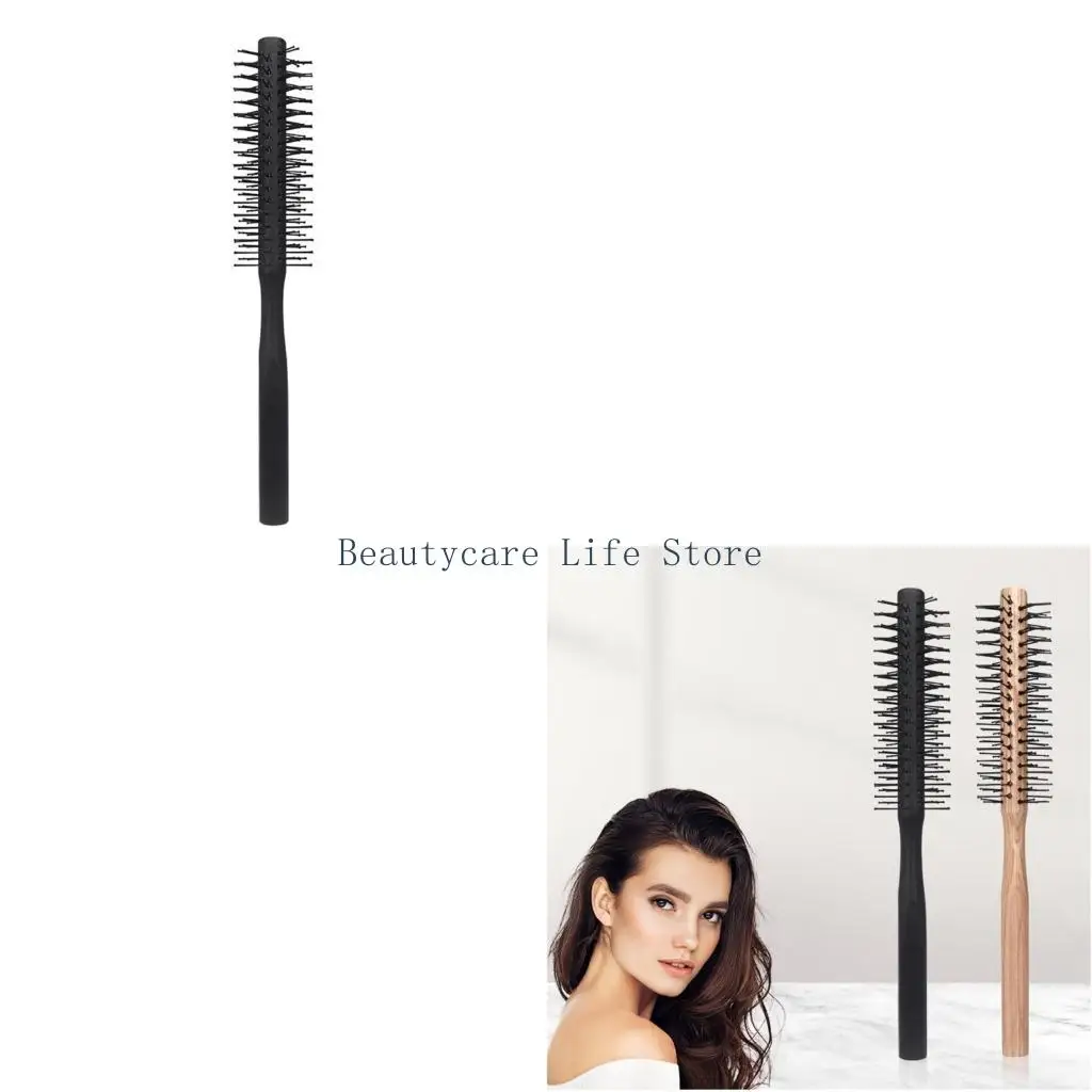 652C Hair Comb Blowing Curling Brushes Curly Hairbrush Roller Comb Hairdressing Salon