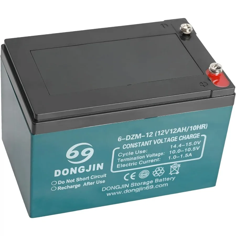 4PCS 12V 12Ah 6DZF12 6DZM12 Ricaricabile ManutenzioneFree SLA AGM Batteria di Ricambio per 48V Motore Elettrico Mobilità Scooter AT