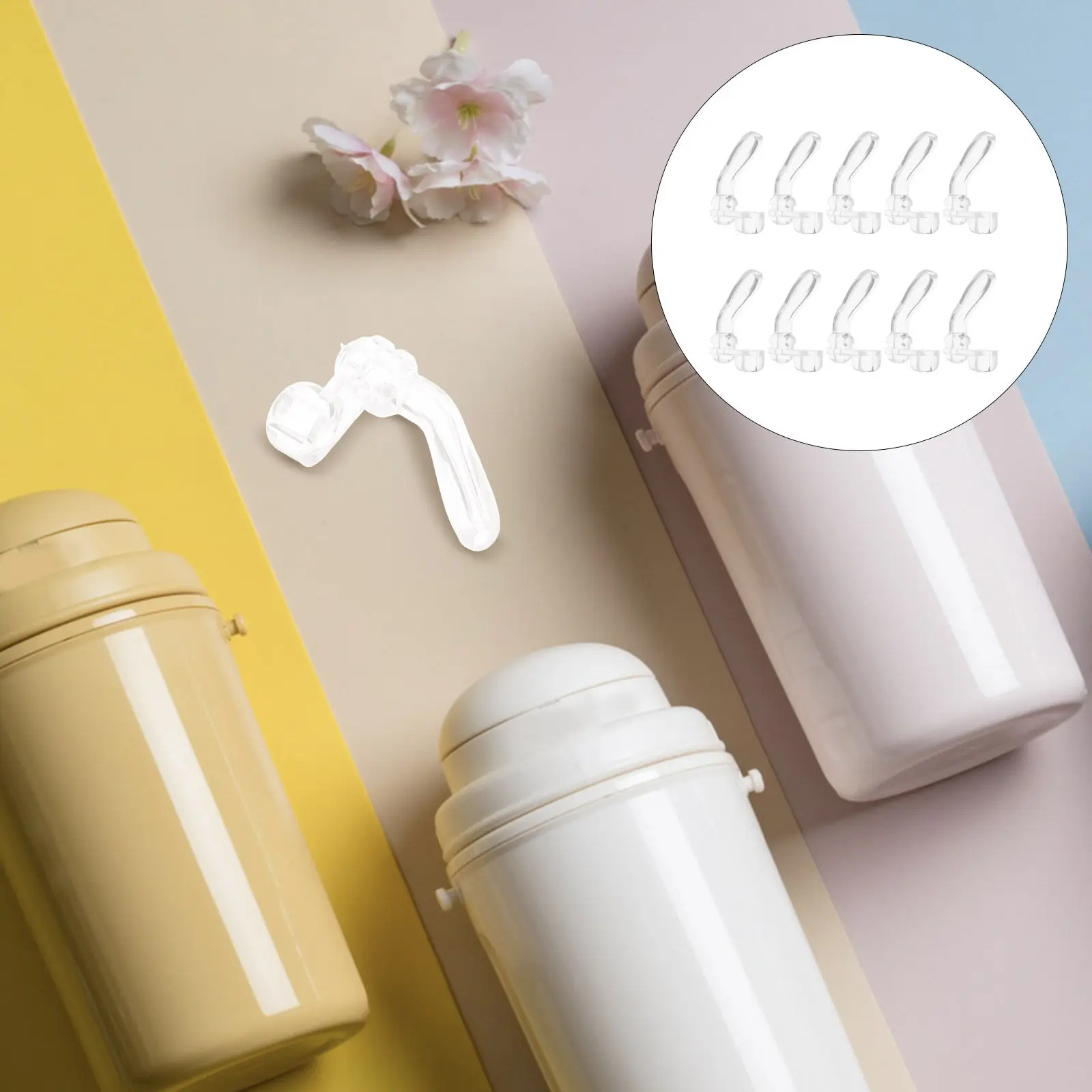 

10pcs Insulated Cup Straw Tips Food-Grade Silicone Replacement For Kids Water Bottles Easy Clean Reusable Drinking Bottle