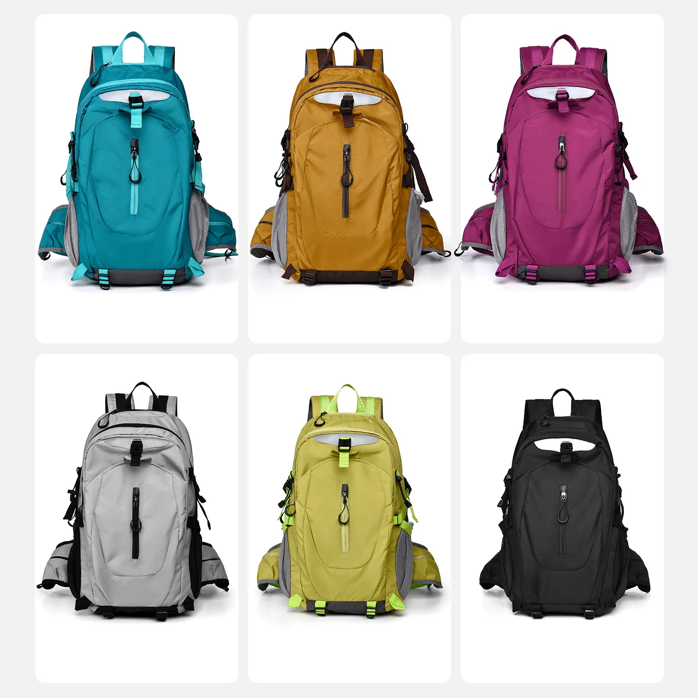 حقيبة ظهر للتسلق، حقيبة ظهر رياضية للمشي لمسافات طويلة، حقيبة ظهر للتخييم وتسلق الجبال، حقيبة كتف كبيرة للسفر خفيفة الوزن كاجوال للرحلات #6