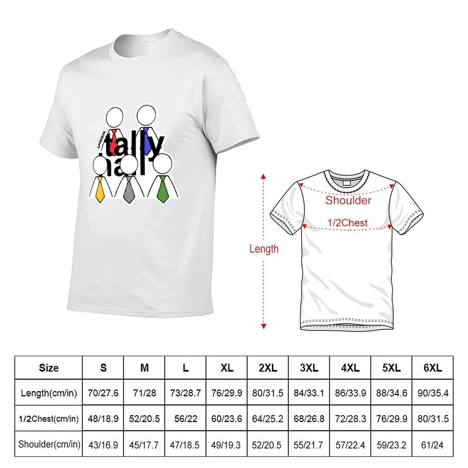 Tally Hall Logo T-Shirt Plus Size Basic Short Sleeve Top