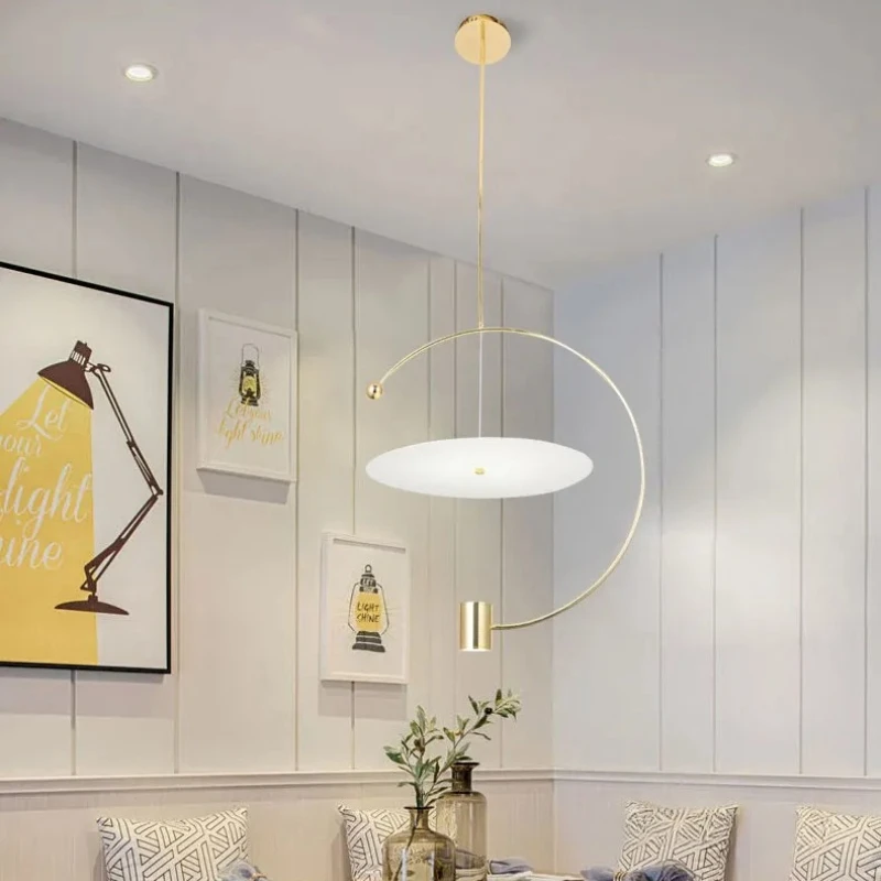 

Modern Mathematical Characters Acrylic Led Pendant Lights for Living Dining Table Study Room Home Design Hanging Light Fixture