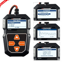 KONNWEI KW208 Car Battery Tester Charger Analyzer 12V 2000CCA Voltage Battery Test Car Battery Tester Charging Cricut Load Tool