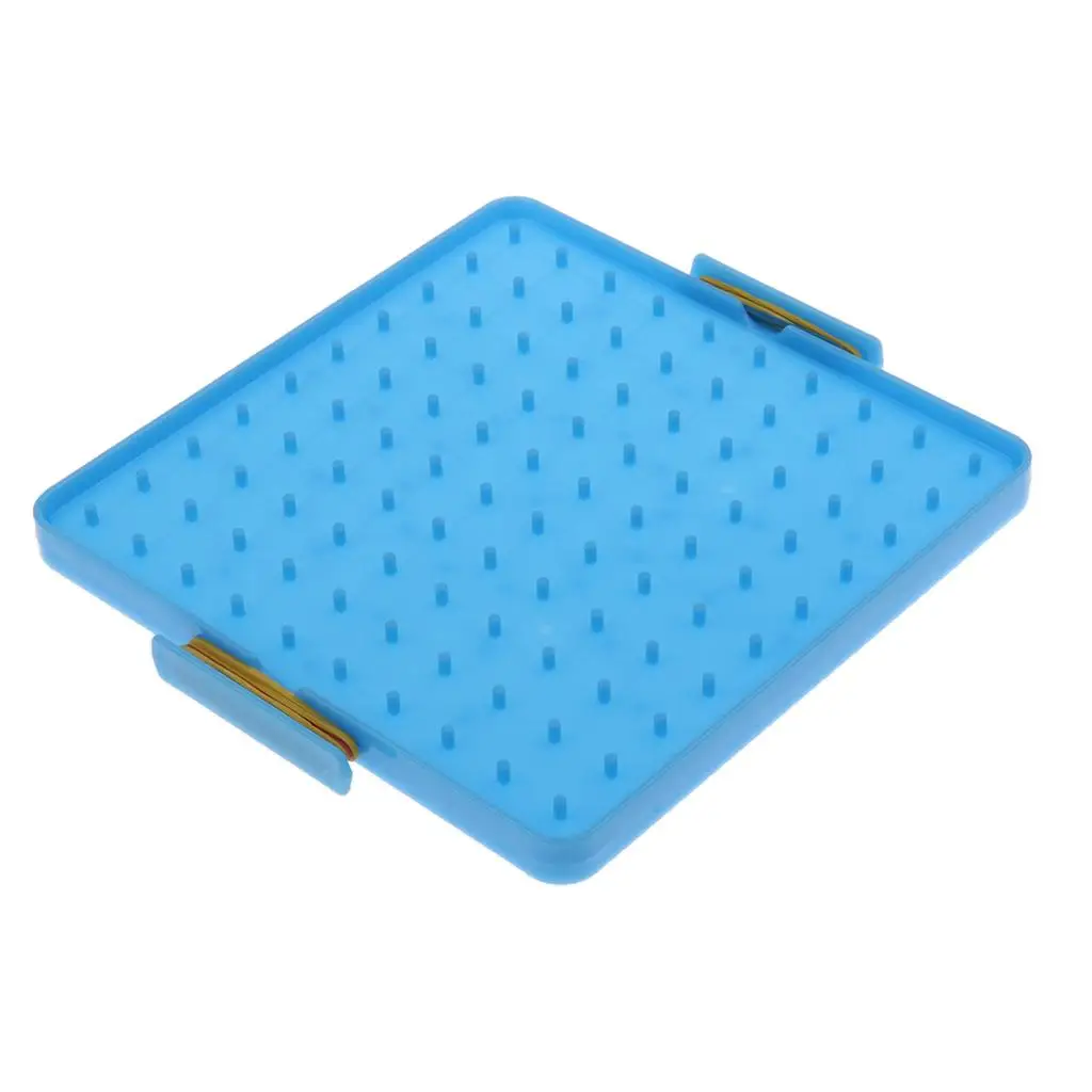 5-6pack Plastic Nail Board Plate strumento didattico per la matematica prescolare giocattolo per bambini