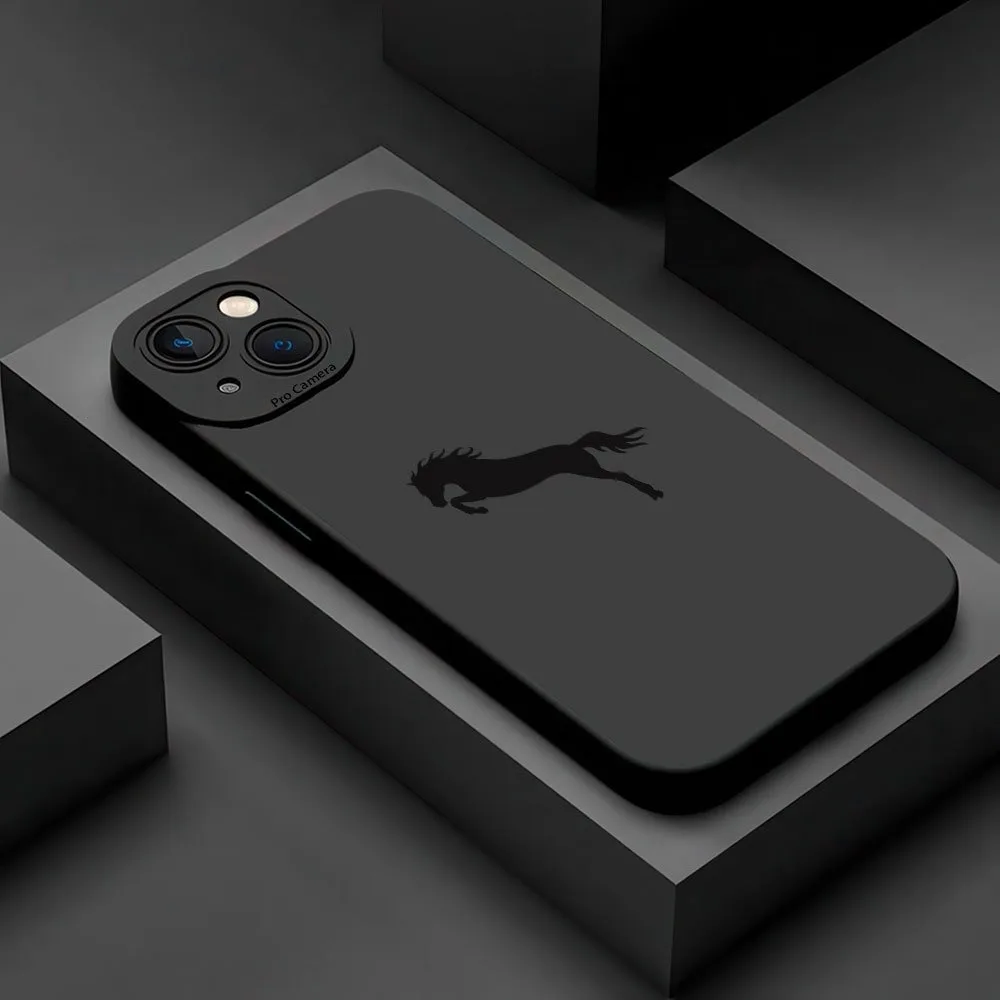 Kreative Dark Horse Telefon Fall Für Samsung S25 FE Fällen Galaxy S24 S23 Ultra S22 Plus A16 A26 A25 A36 A35 A56 A55 A54 A53 Abdeckung