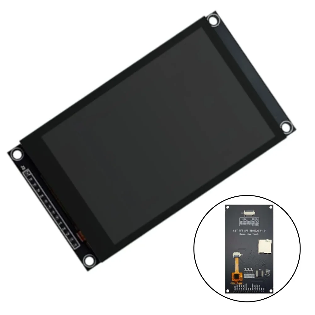 Capacitive Touch IPS LCD 3.5 inch 320x480 Pixel Resolution TFT Display ST7796U Controller Interface for Microcontrollers