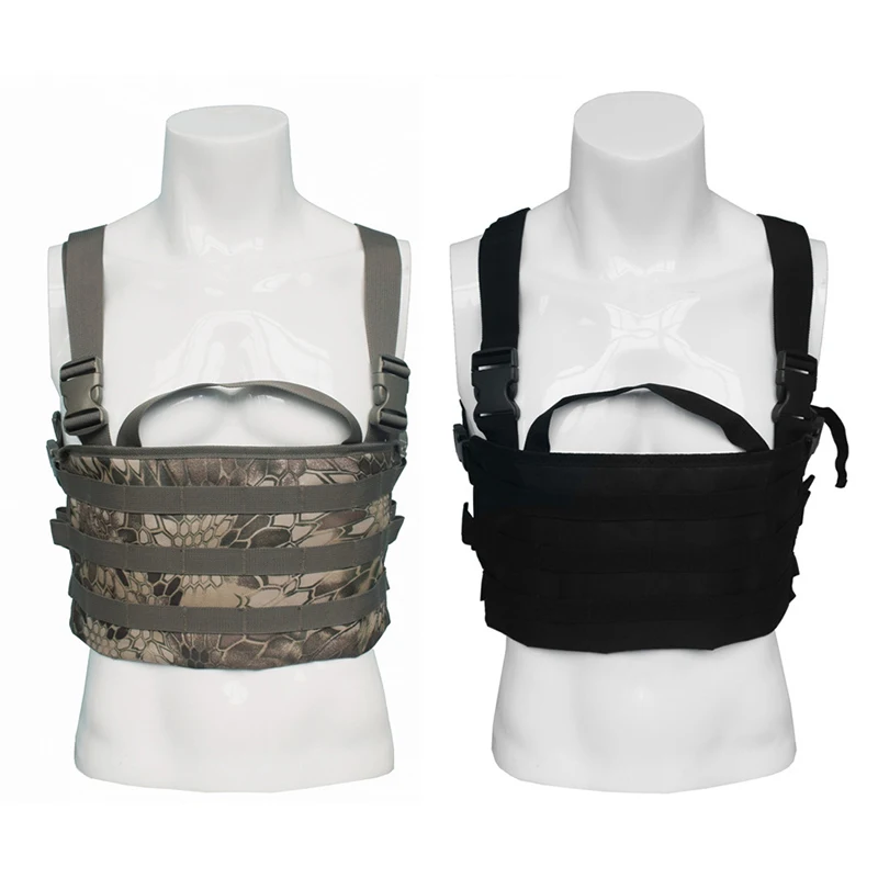 Tactical Vest Chest Rig Assault Hunting Camping Combat Military Vest Plate Carrier Molle Tactical Accessories Combat Equipment