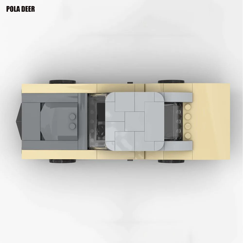 Poladeer-Modèle de blocs de construction TakDrift Monte Carlo, voiture de sport créative, petit assemblage de parents, jouet cadeau de vacances, 299 pièces