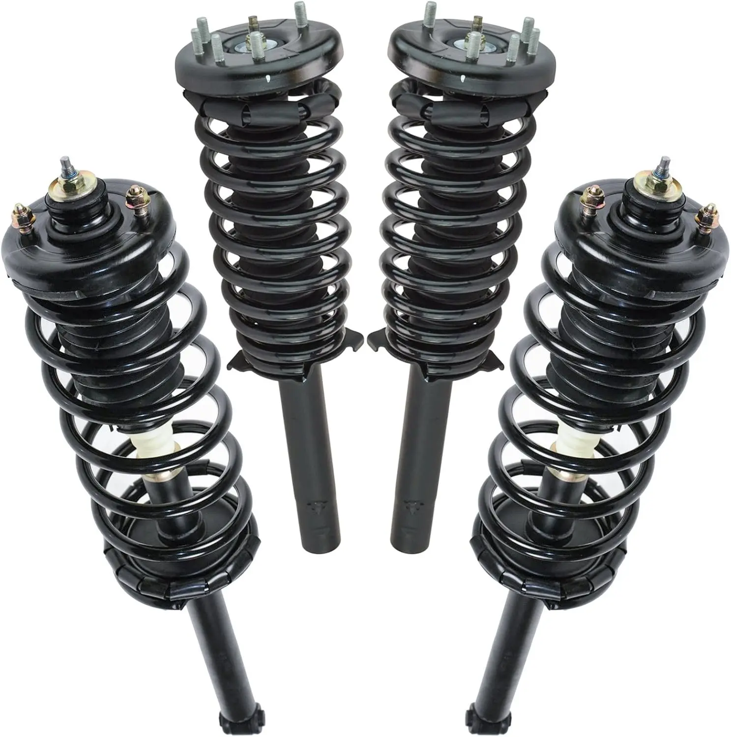 

Front and Rear Strut & Coil Spring Assembly Set Driver & Passenger Sides Compatible with 98-02 Honda Accord
