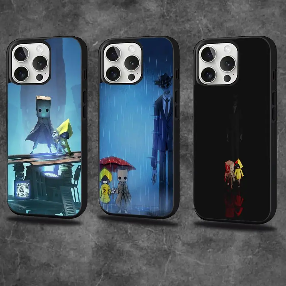 

Чехол для телефона Game Little N-Nightmares для iPhone 17,16,15,14,13,12,11, Pro, Max, Plus, Mini, SE4, E с магнитной беспроводной зарядкой Magsafe